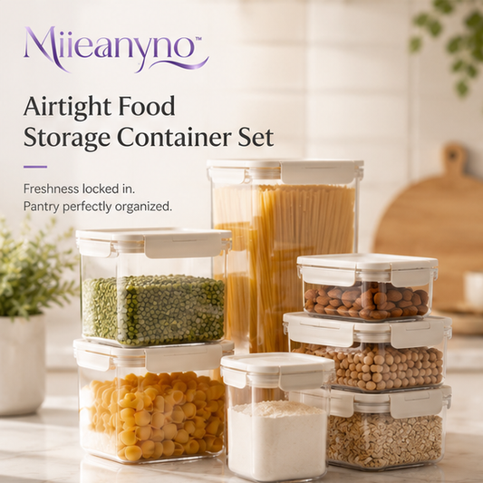 Miieanyno™ Stackable Airtight Food Storage Container Set
